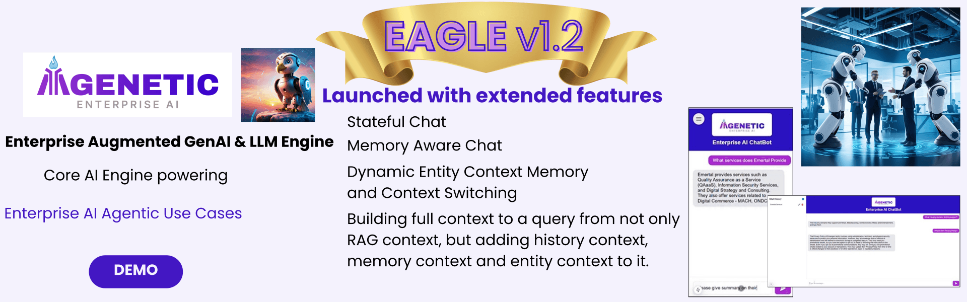 Enterprise Augmented GenAI & LLM Engine v1.2